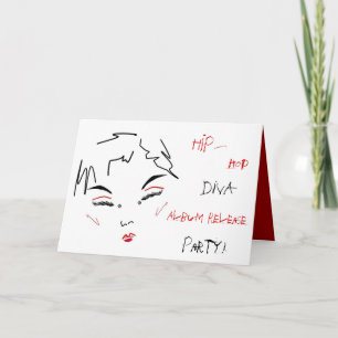 Convite Festa de Liberação do Álbum de Diva de Salto de Hi