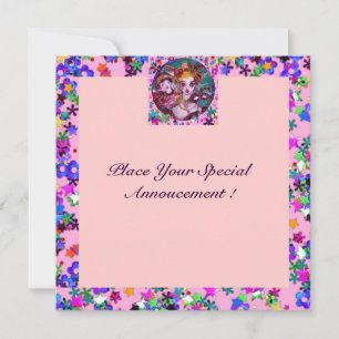 CONVITE FESTA DE MÁSCARAS VENEZIANA DE DIA DOS NAMORADOS