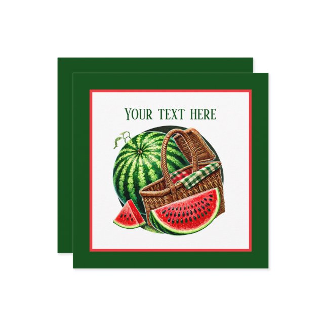 Convite Festa de Melancia Cura (Frente/Verso In Situ)