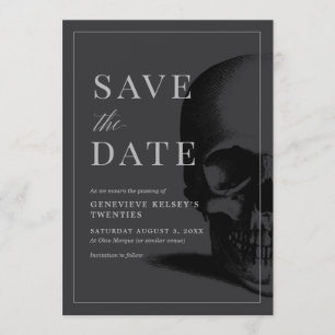 Convite Festa de Morte aos seus 20 Anos - Salve a Data