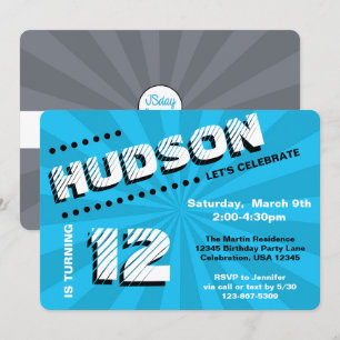 Convite Festa de Namorado de Garoto de Muro de Grafite de 