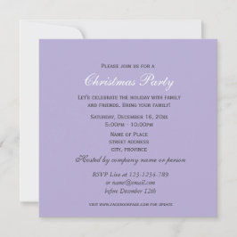 Convite festa de natais vintages