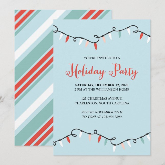 Convite Festa de Natal (Frente/Verso)