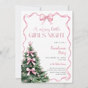Convite Festa de Natal à Noite das Meninas