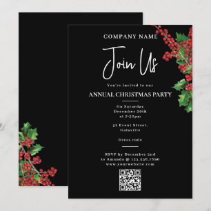 Convite Festa de Natal Anual do Escritório da Empresa