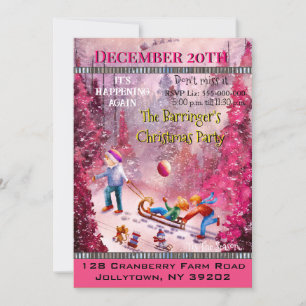 Convite Festa de Natal Anual do Funtime de Leitura