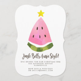 Convite Festa de Natal australiana Aussie Summer no Natal