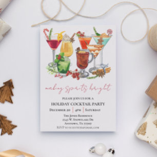 Convite Festa de Natal: Bebidas que Iluminam o Espírito