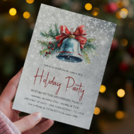 Convite Festa de Natal Bell e Pine Brunches