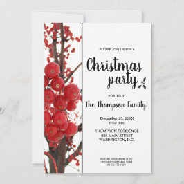 Convite Festa de Natal Berry Merry