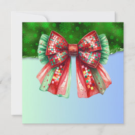 Convite Festa de Natal Bling Festivo Feliz Xmas Ligh