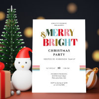 Festa de Natal Branca Colorida e Alegre com Estilo