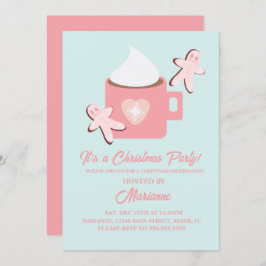 Convite Festa de Natal Chocolate Quente Pata Pia Pia