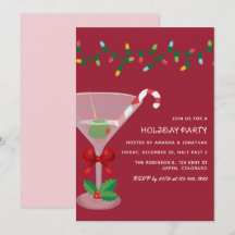 Festa de Natal com Coquetel Rosa Sugarplum