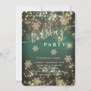 Convite Festa de Natal corporativa de luxo invi