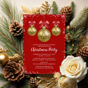 Convite Festa de Natal Corporativa Empresarial
