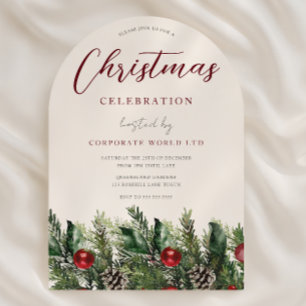 Convite Festa de Natal Corporativa no Escritório