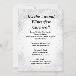 Convite Festa de Natal da Bela Inverno