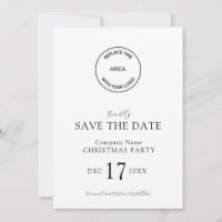 Festa de Natal da Elegant Logo Company Salve a Dat
