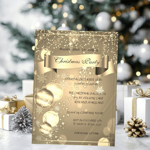 Convite Festa de Natal da Empresa Gold, Bolas de Natal