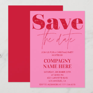 Convite Festa de Natal da Empresa Rosa Vermelho Salve a da