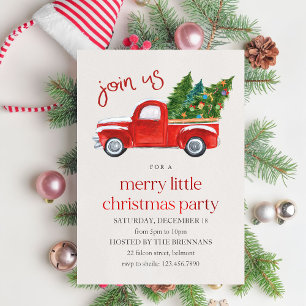 Convite Festa de Natal da Feliz Red Track l