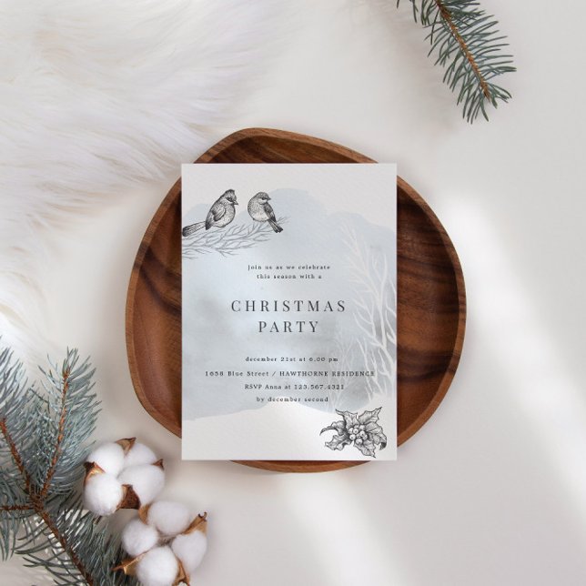 Convite Festa de Natal da Magia de inverno (Criador carregado)