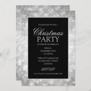 Convite Festa de Natal da Silver Winter Wonderland