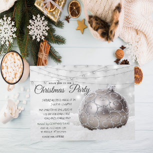 Convite Festa de Natal da White Christmas Ball Company