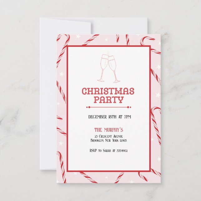 Convite Festa de Natal das Bebidas Festivas (Frente)