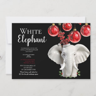 Convite Festa de Natal das Crianças Elefante Branco