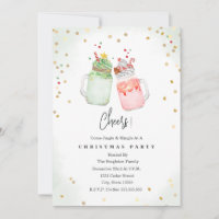 Festa de Natal de Cheers Mason Jar Milkshake