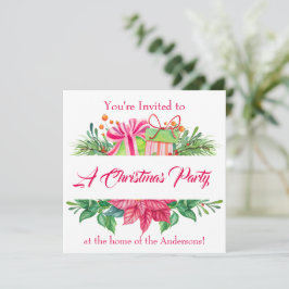 Convite Festa de Natal de Eleição de Natal