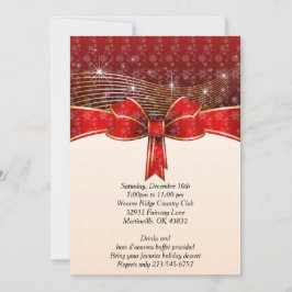 Convite Festa de Natal de Férias