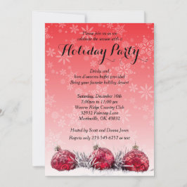 Convite Festa de Natal de Férias