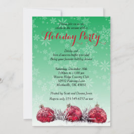 Convite Festa de Natal de Férias