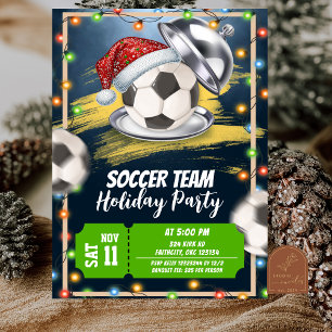 Convite Festa de Natal de Futebol