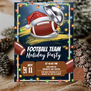 Convite Festa de Natal de Futebol Americano