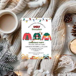 Convite Festa de natal de Gegant Ugly Sweater