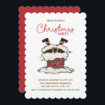 Convite Festa de Natal de Papais noeis Engraçados<br><div class="desc">Engraçado convite de festas de Natal do Papai Noel. Personalize com suas informações de partido. Entre em contato comigo para obter assistência com suas personalizações ou para solicitar outros produtos Zazzle correspondentes ou coordenadores para o seu partido.</div>