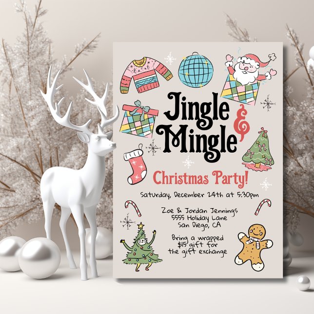 Convite Festa de Natal de Pornografia de Adultos ou Crianç (Criador carregado)