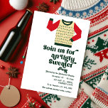 Convite Festa de Natal de Suor Feio<br><div class="desc">Comemore a época de férias com um toque de encanto nostálgico usando este convite de festas festivo de suéter retrorreflector. O design vibrante apresenta padrões de suéter feios clássicos, trazendo diversão e capricho para a sua comemoração de Natal. Perfeito por espalhar alegria de férias e deixar todos entusiasmados com seu...</div>