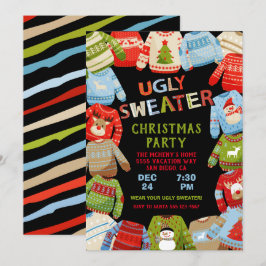 Convite Festa de Natal de Sweater Feia