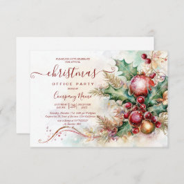 Convite Festa de natal do Acordo Floral de inverno