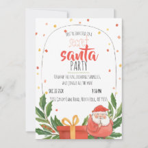 Festa de Natal do Amigo Secreto em Aquarela 