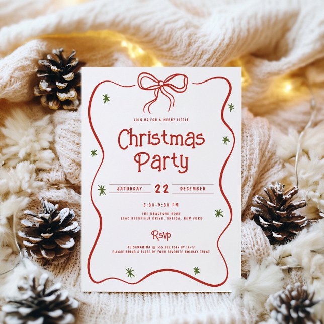 Convite Festa de Natal do Arco de Porco Festivo (Criador carregado)