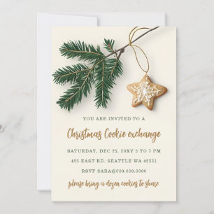 Convite Festa de Natal do Cookie Exchange