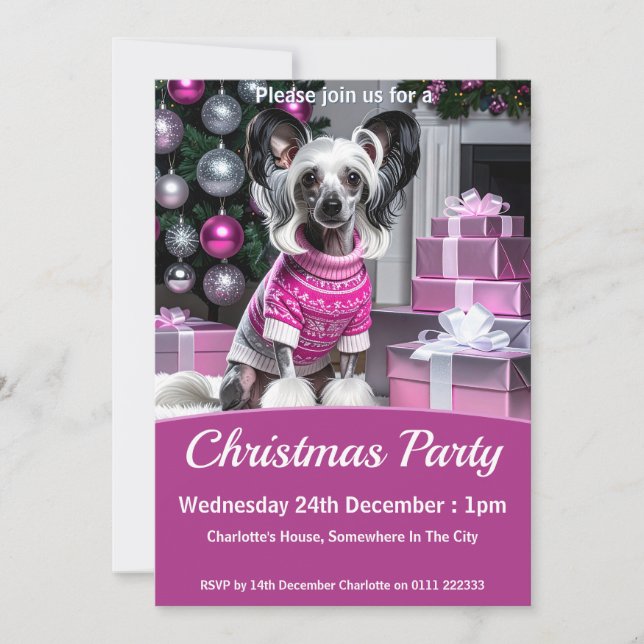 Convite Festa de Natal do Crista Chinesa (Frente)