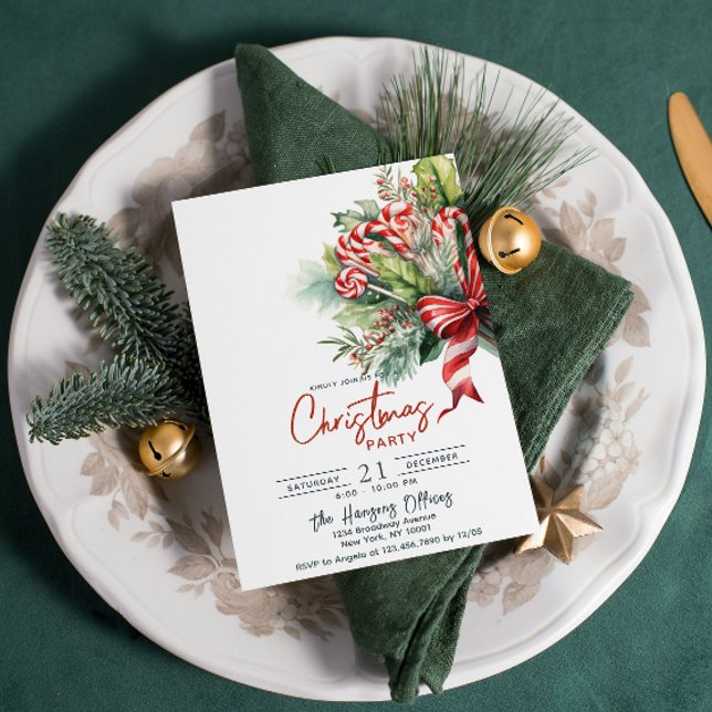 Convite Festa de Natal do Docinho Festivo Canes (Criador carregado)