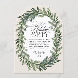 Convite Festa de Natal do Elegante Botânico